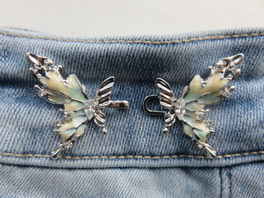 Zirconia Butterfly Waist Buttons
