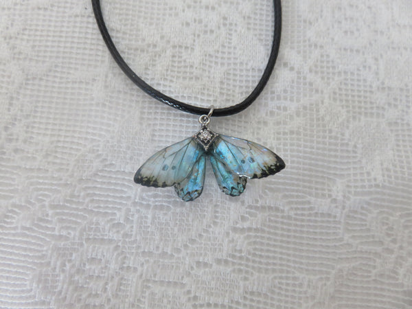 Moonstone Butterfly Fairy Necklace