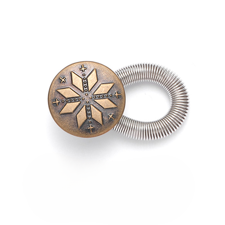 Antique Brass Waist Expander Buttons (Various Styles)