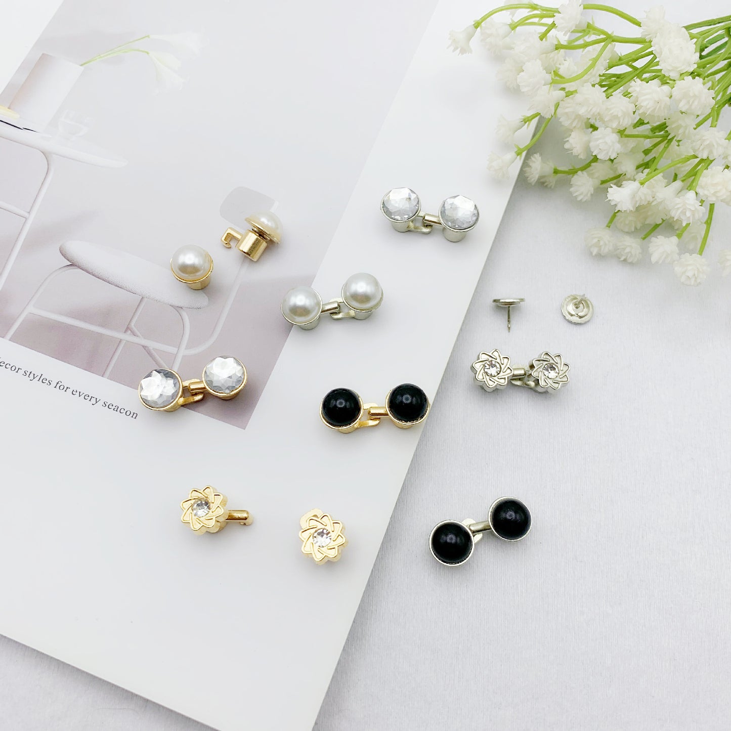 Small Round Waist Buttons (Various Styles Available)