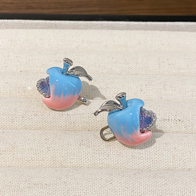 Blue & Pink Apple Waist Buttons
