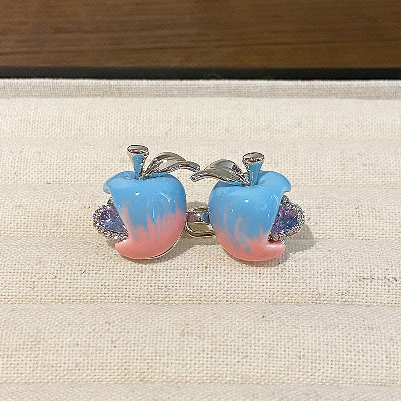 Blue & Pink Apple Waist Buttons