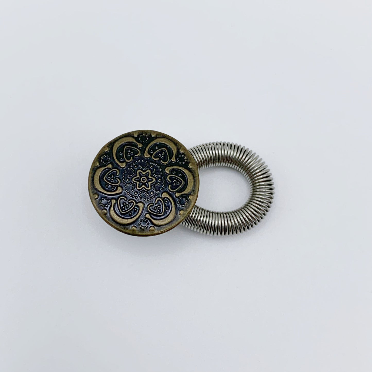 Antique Brass Waist Expander Buttons (Various Styles)