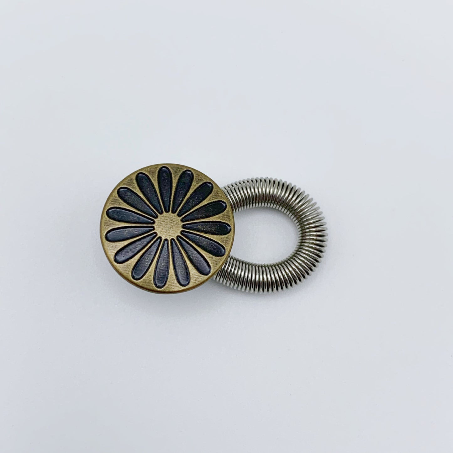 Antique Brass Waist Expander Buttons (Various Styles)