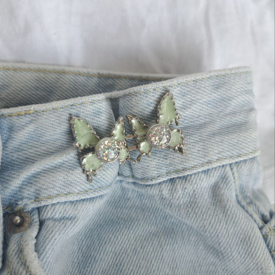 Drip Butterfly Waist Buttons (Various Colors Available)