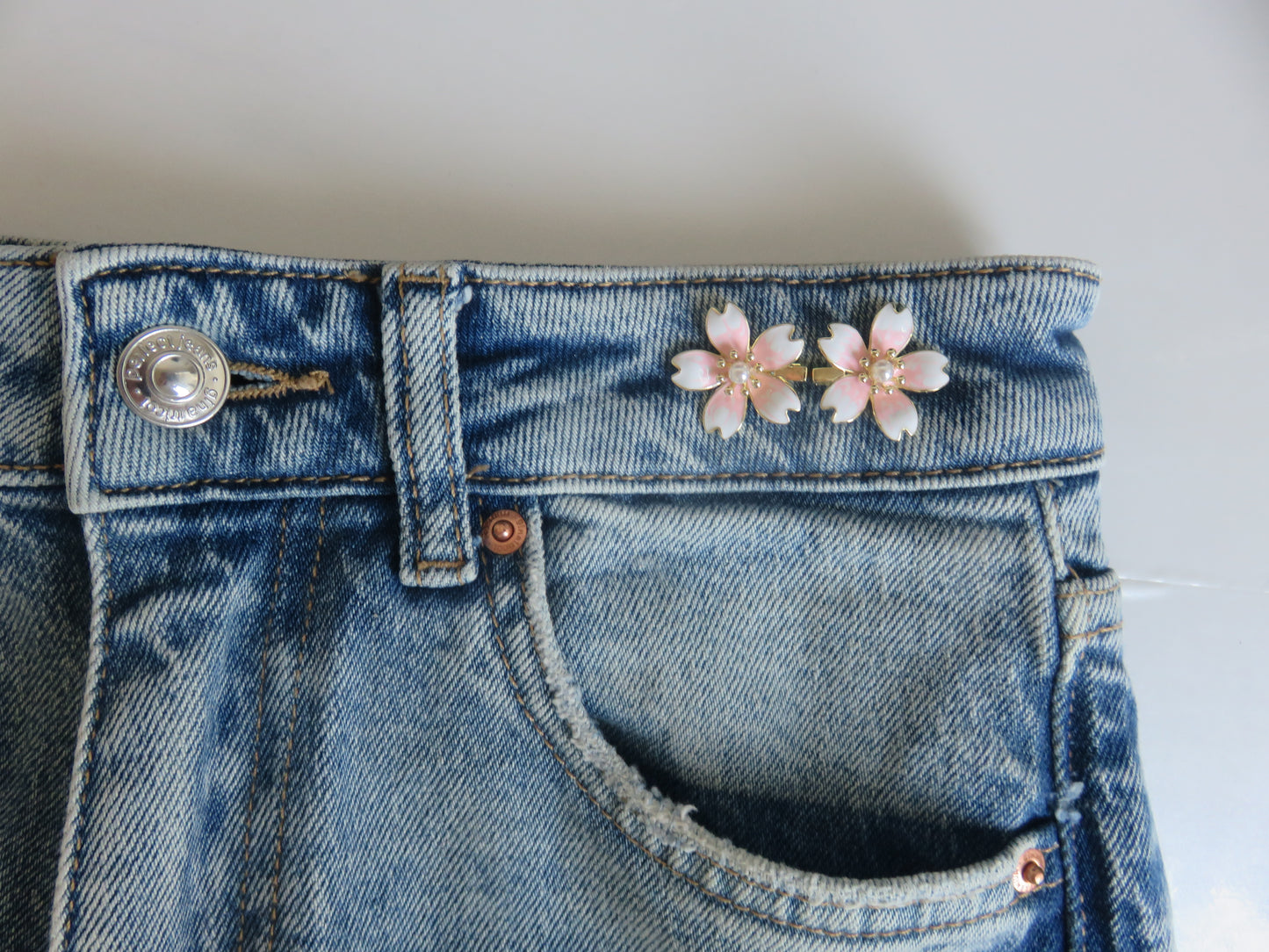 Cherry Blossom Sakura Waist Buttons