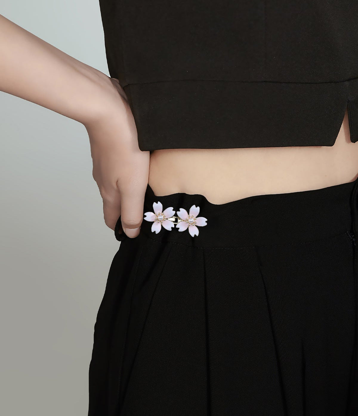 Cherry Blossom Sakura Waist Buttons