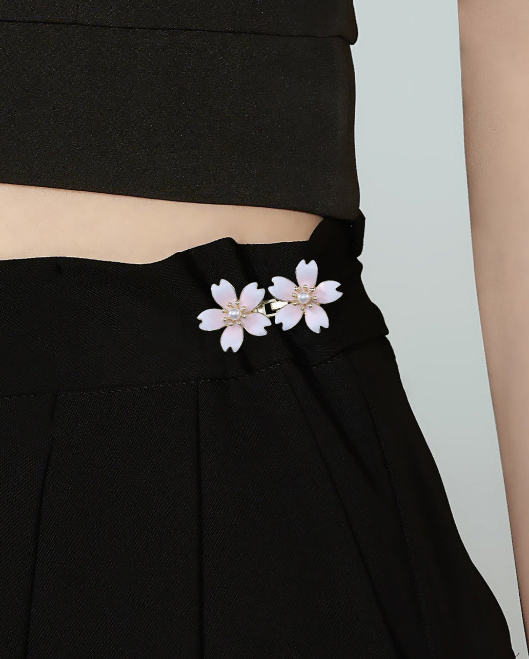 Cherry Blossom Sakura Waist Buttons
