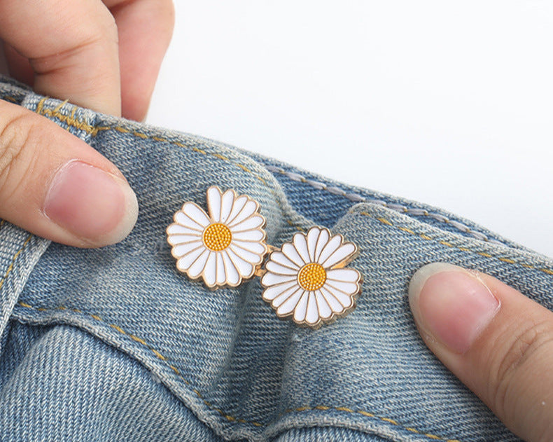 Flower Waist Buttons (Various Colors Available)