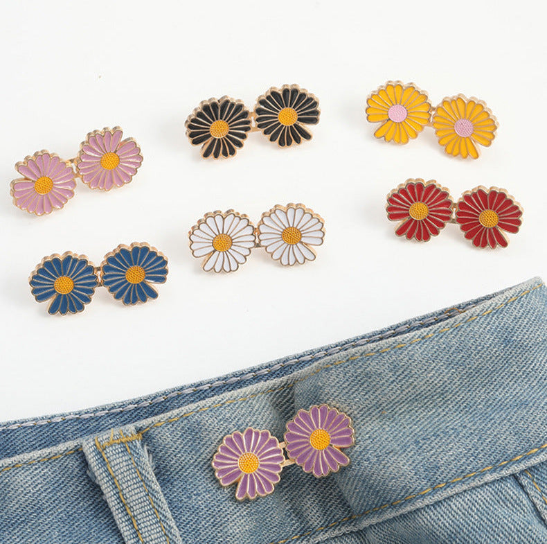 Flower Waist Buttons (Various Colors Available)