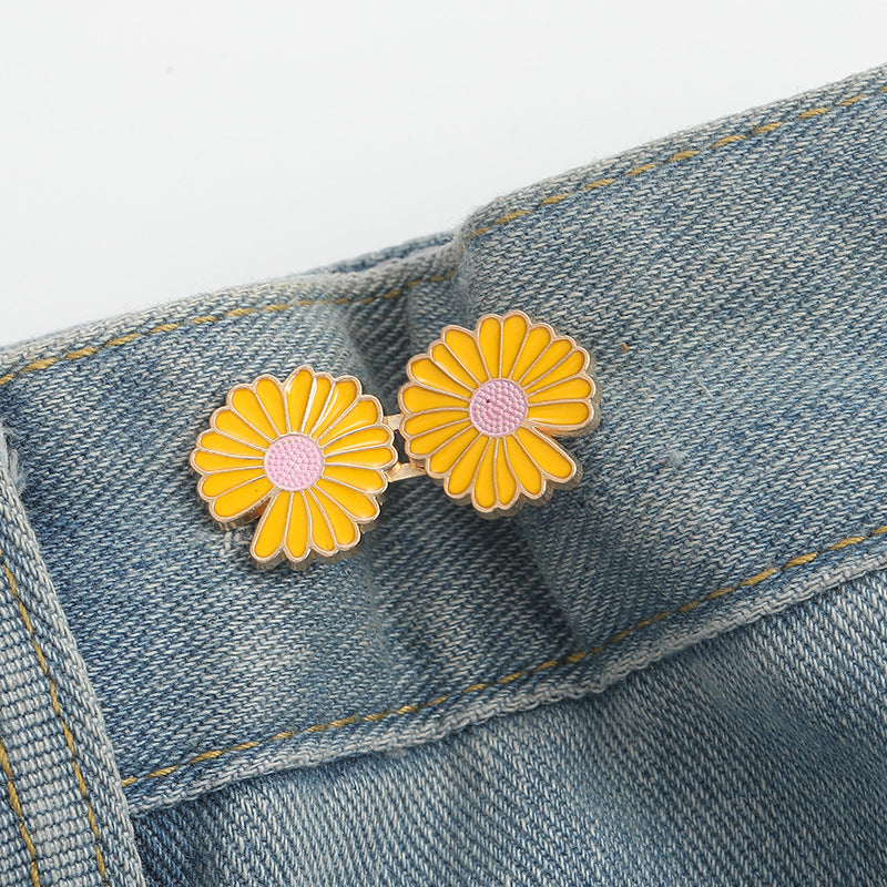 Flower Waist Buttons (Various Colors Available)
