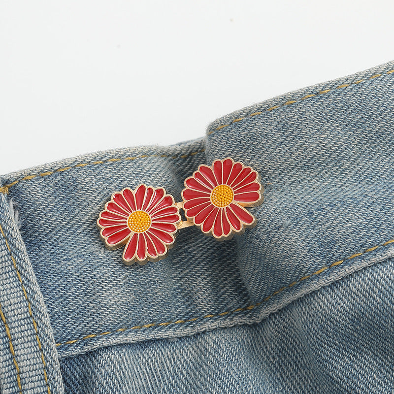 Flower Waist Buttons (Various Colors Available)