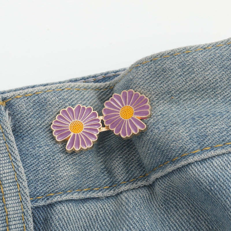 Flower Waist Buttons (Various Colors Available)