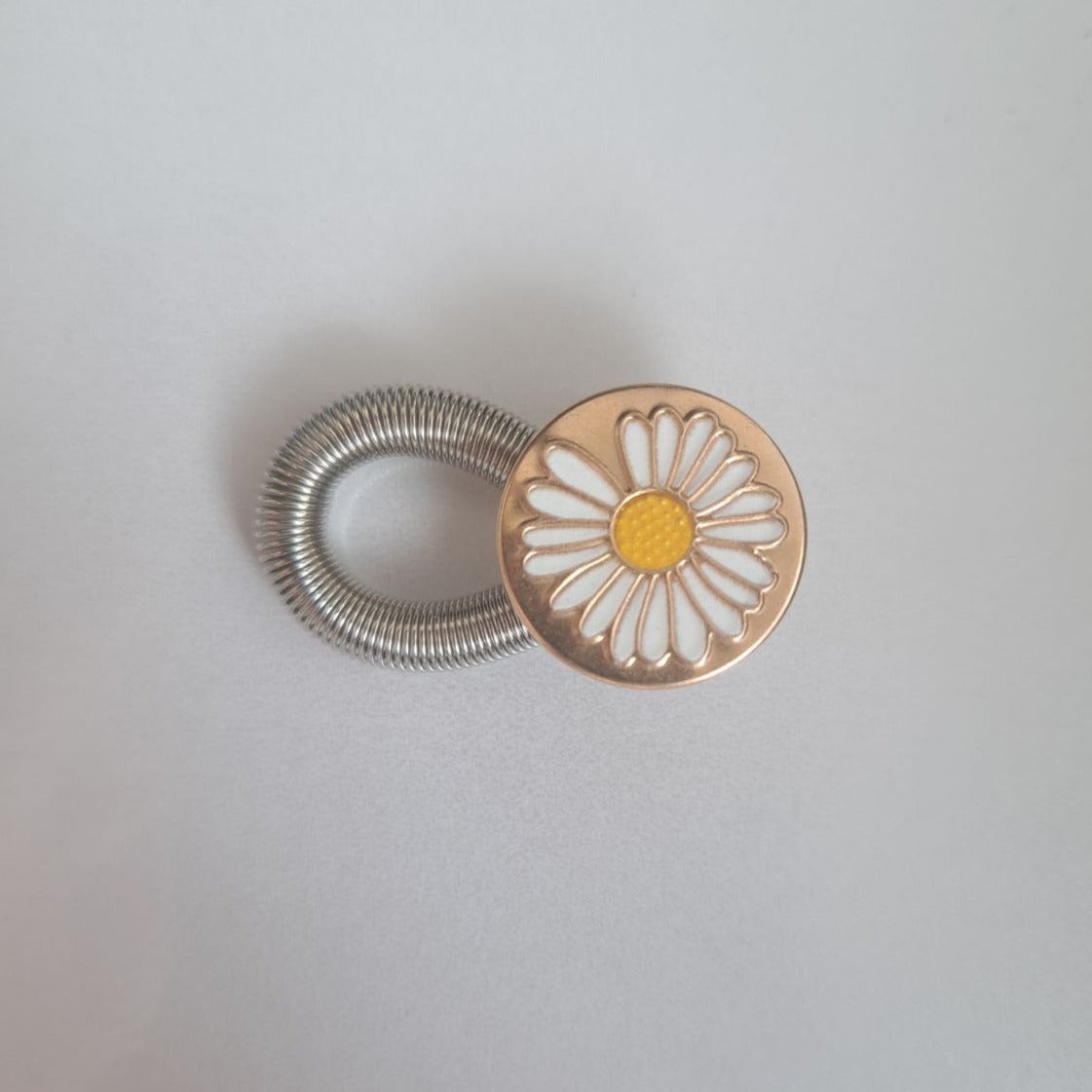 Gold Daisy Waist Expander Button