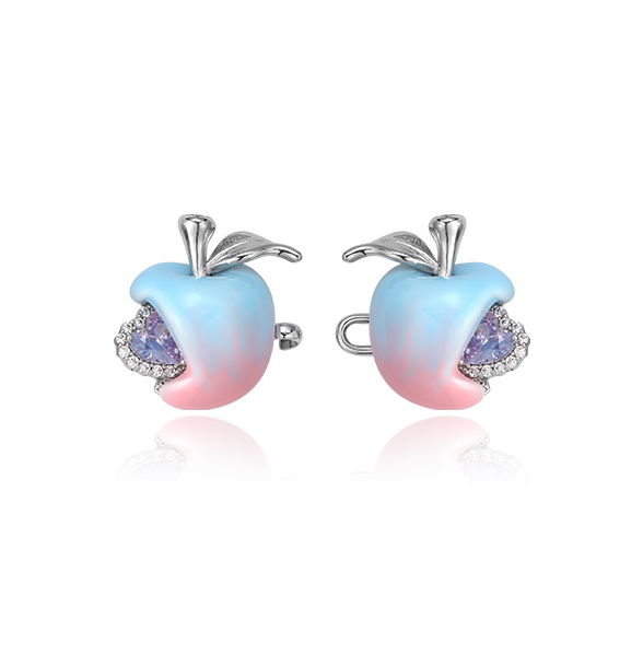 Blue & Pink Apple Waist Buttons