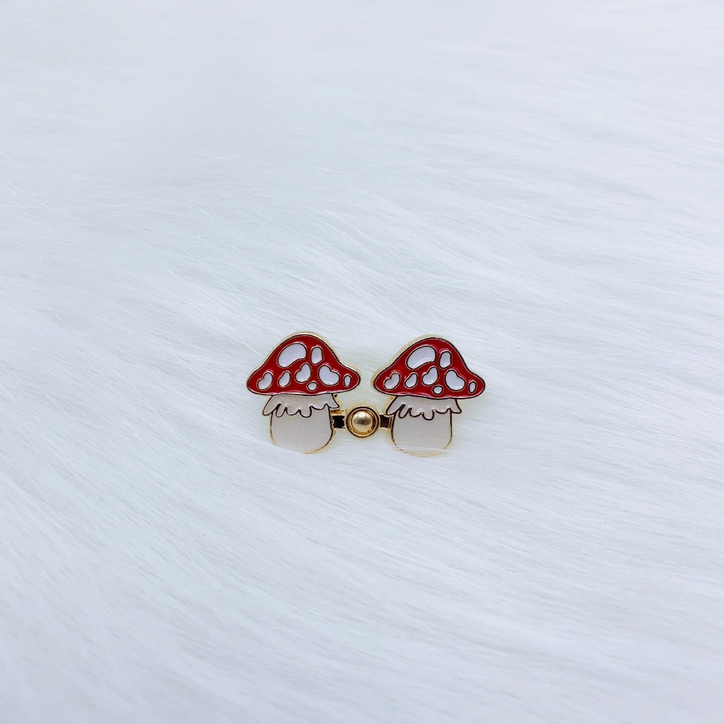 Red Mushroom Waist Buttons