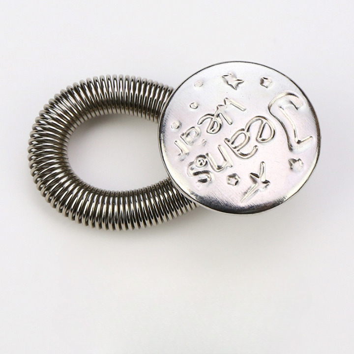 Silver Waist Expander Buttons (Various Styles)