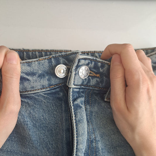 Silver Waist Expander Buttons (Various Styles)