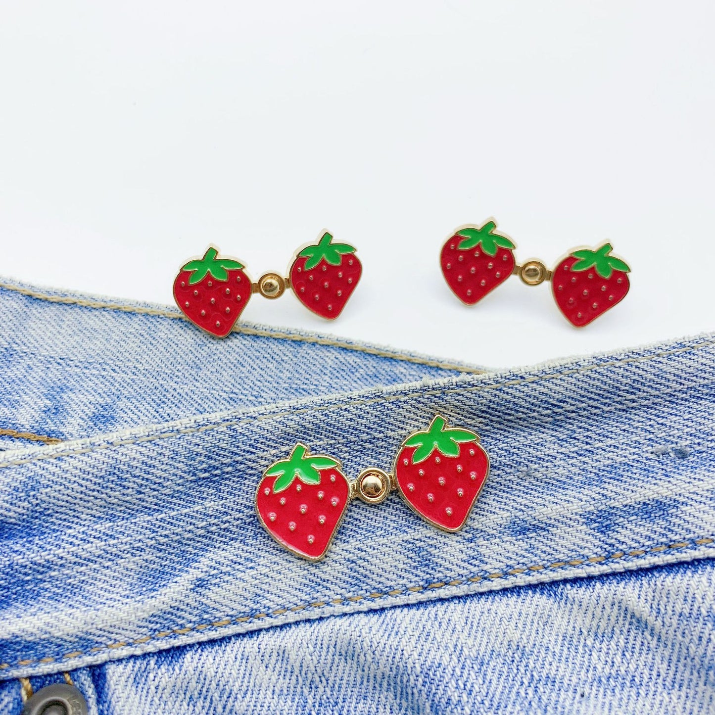 Strawberry Waist Buttons
