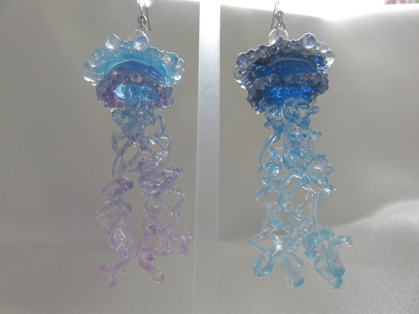 Deep Sea Jellyfish Earrings