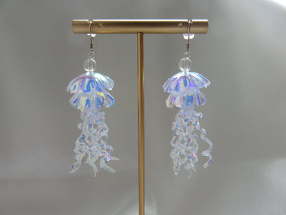 Crystal Jellyfish Earrings