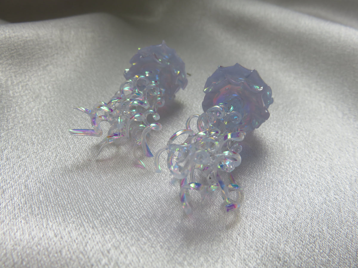 Holographic Jellyfish Earrings — view 7