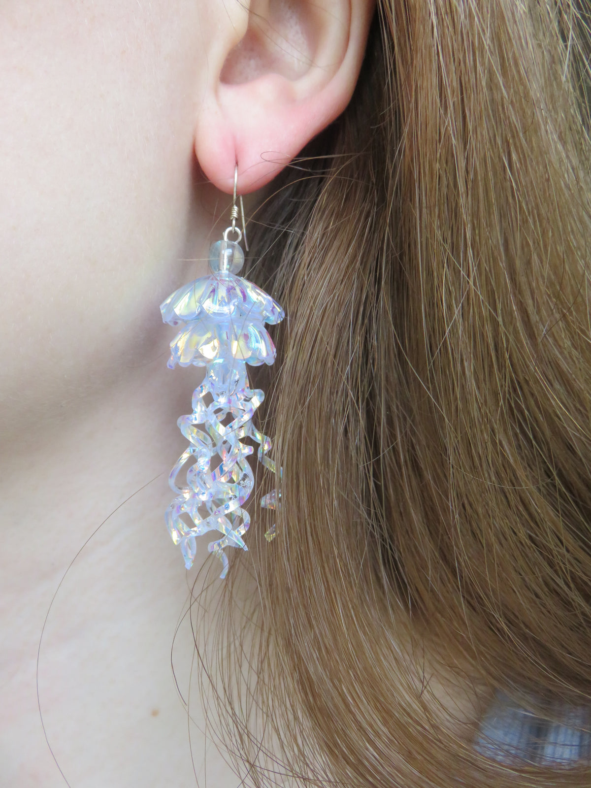 Holographic Jellyfish Earrings — view 2