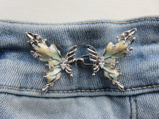 Zirconia Butterfly Waist Buttons