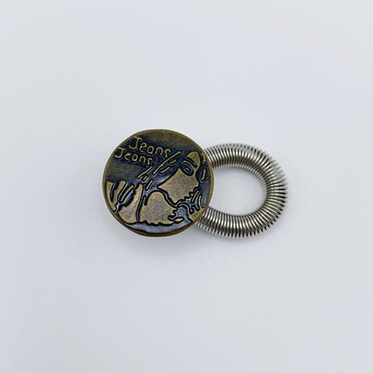 Antique Brass Waist Expander Buttons (Various Styles)
