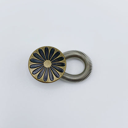 Antique Brass Waist Expander Buttons (Various Styles)