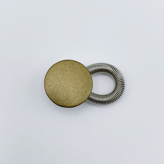 Antique Brass Waist Expander Buttons (Various Styles)