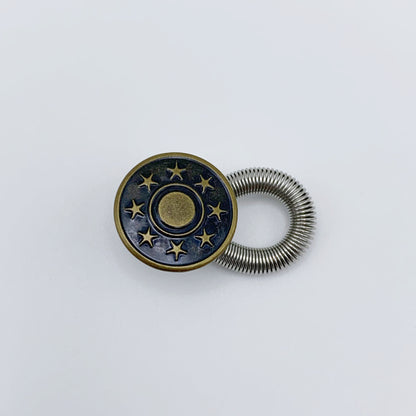 Antique Brass Waist Expander Buttons (Various Styles)