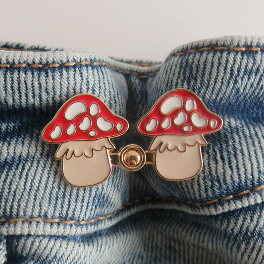 Red Mushroom Waist Buttons