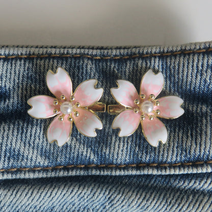 Cherry Blossom Sakura Waist Buttons