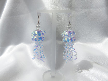 Holographic Jellyfish Earrings