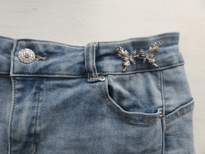 Zirconia Butterfly Waist Buttons