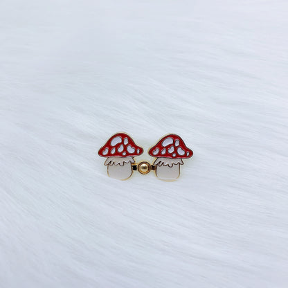 Red Mushroom Waist Buttons