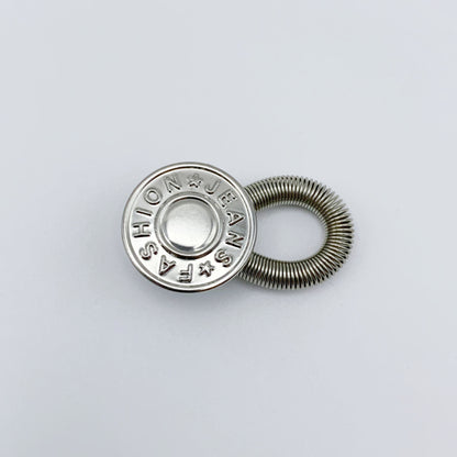 Silver Waist Expander Buttons (Various Styles)